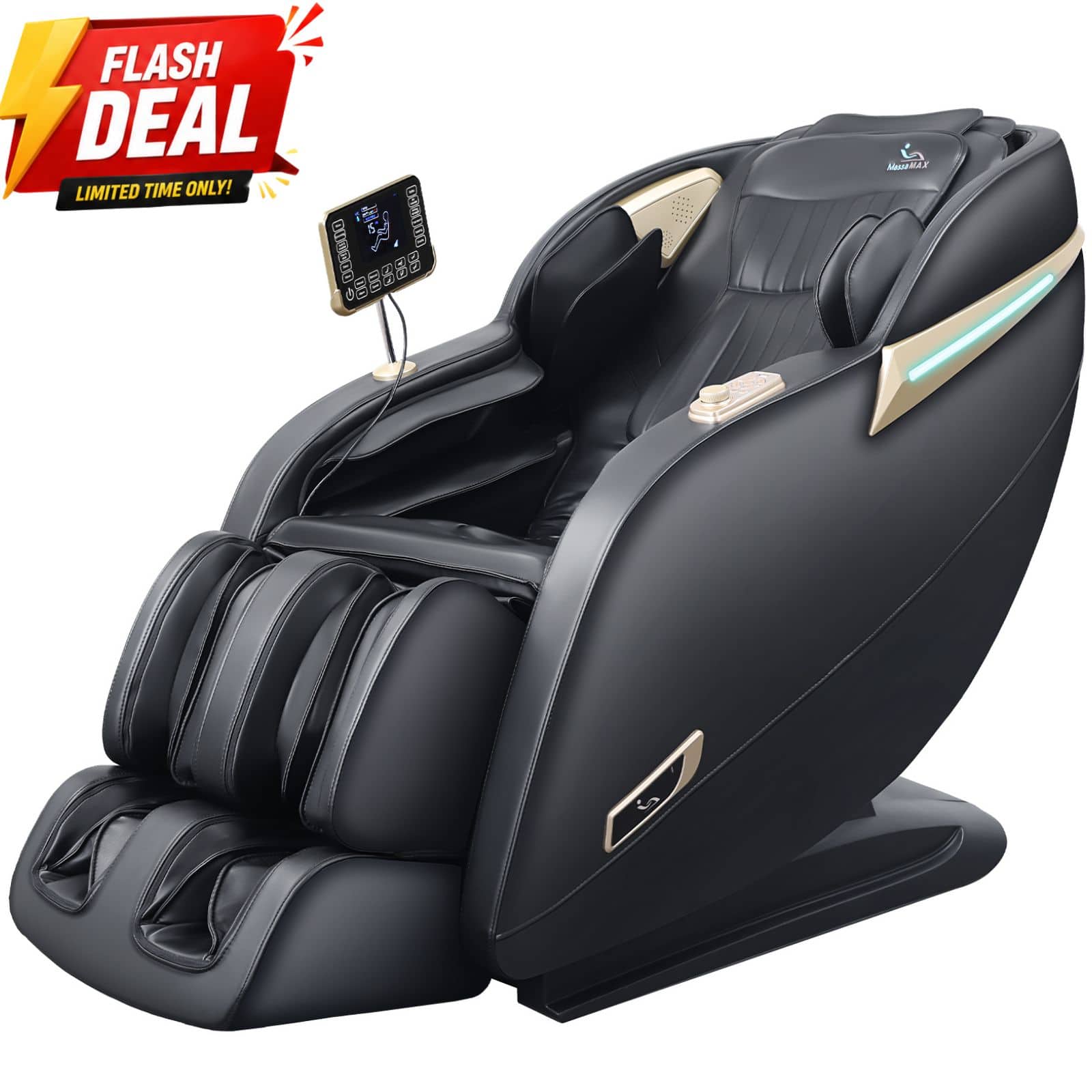 MassaMax MD906 SL Track Smart Massage Chair with Voice Control, AI