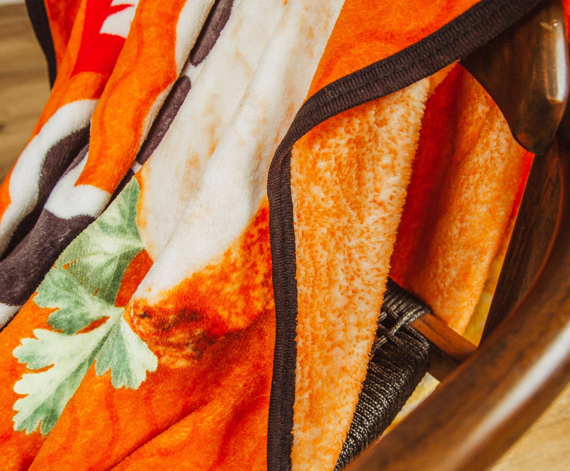 Alt View 3. H3 Sportgear - Nissin Top Ramen Chicken Flavor Microplush Throw Blanket | 45 x 60 Inches - Orange.