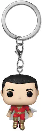 Front. Funko - FUNKO POP! KEYCHAIN: Shazam 2 - Shazam - Collectibles - Multicolor.