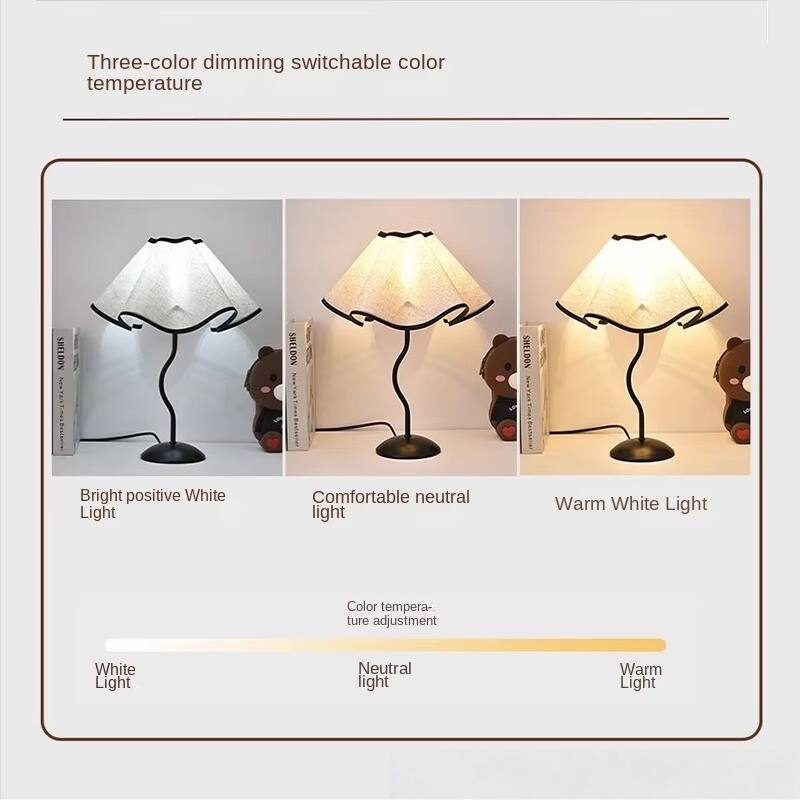 Three-color dimming switchable color temperature

- Bright positive White Light
- Comfortable neutral light
- Warm White Light

Color temperature adjustment

- White Light
- Neutral light
- Warm Light