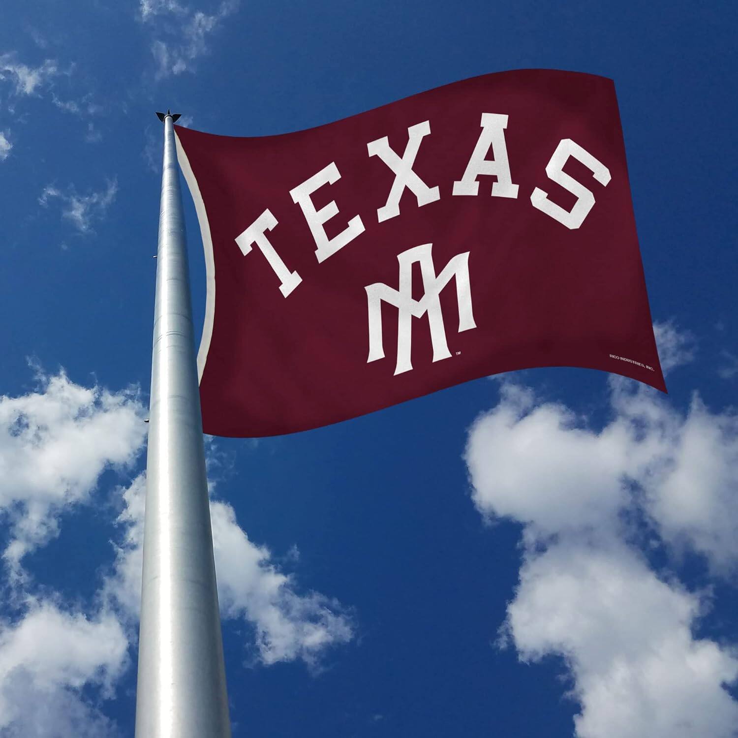 Alt View 3. Rico Industries - Texas A&M Aggies 3X5 Indoor Outdoor Banner Flag with grommets for hanging - Multi.