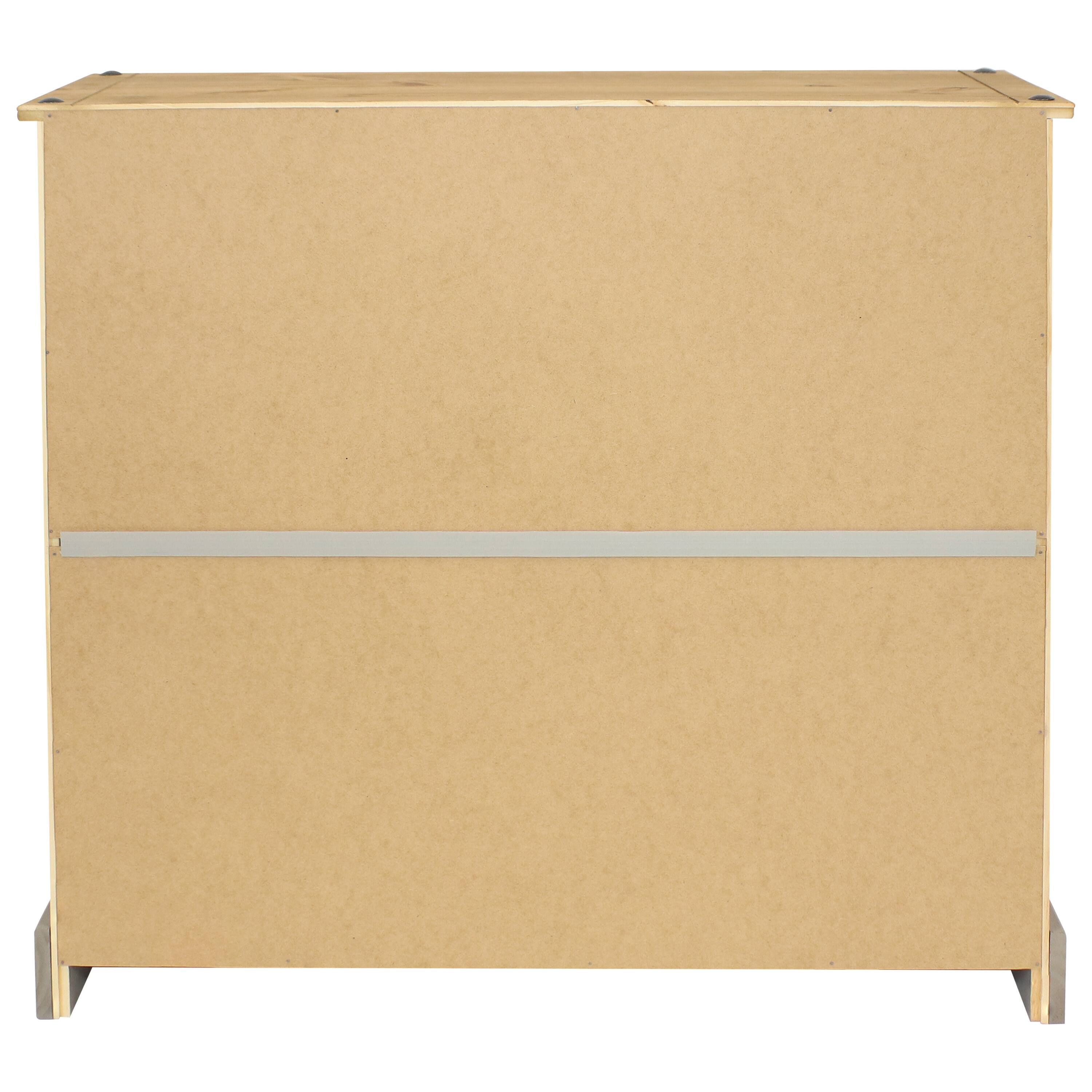 Alt View 10. Sunnydaze - 28-Bottle Solid Pine Freestanding Wine Rack - 34.5" - Gray.