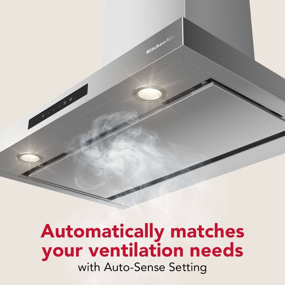 Automatically matches your ventilation needs with Auto-Sense Setting