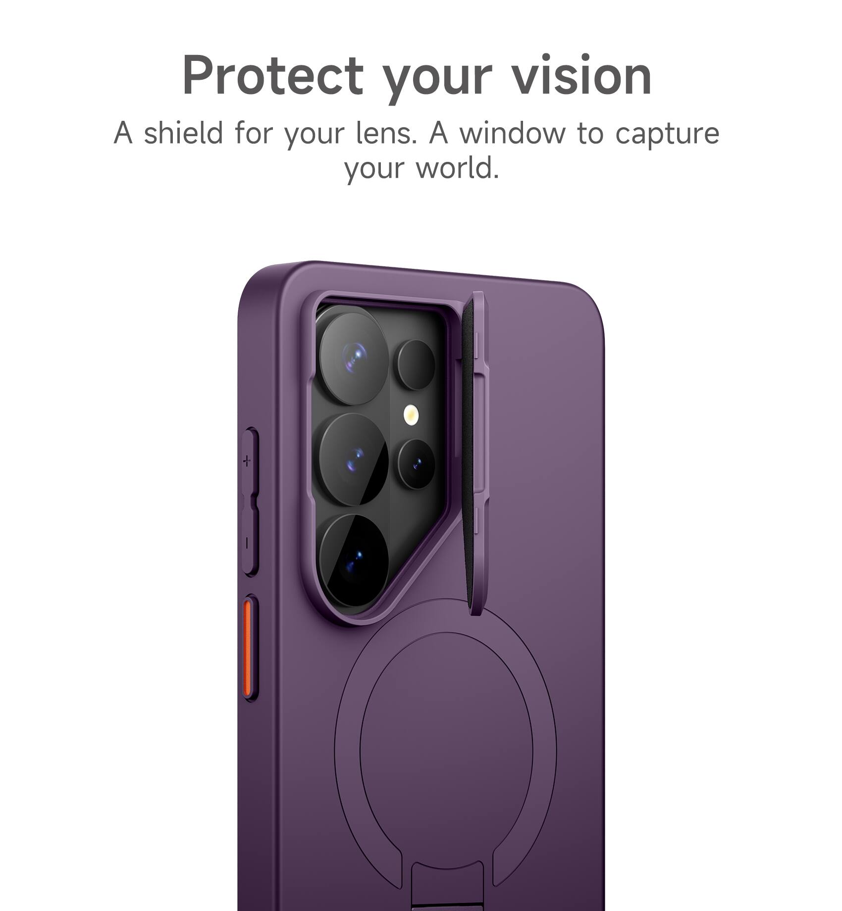 Protect your vision  
A shield for your lens. A window to capture your world.