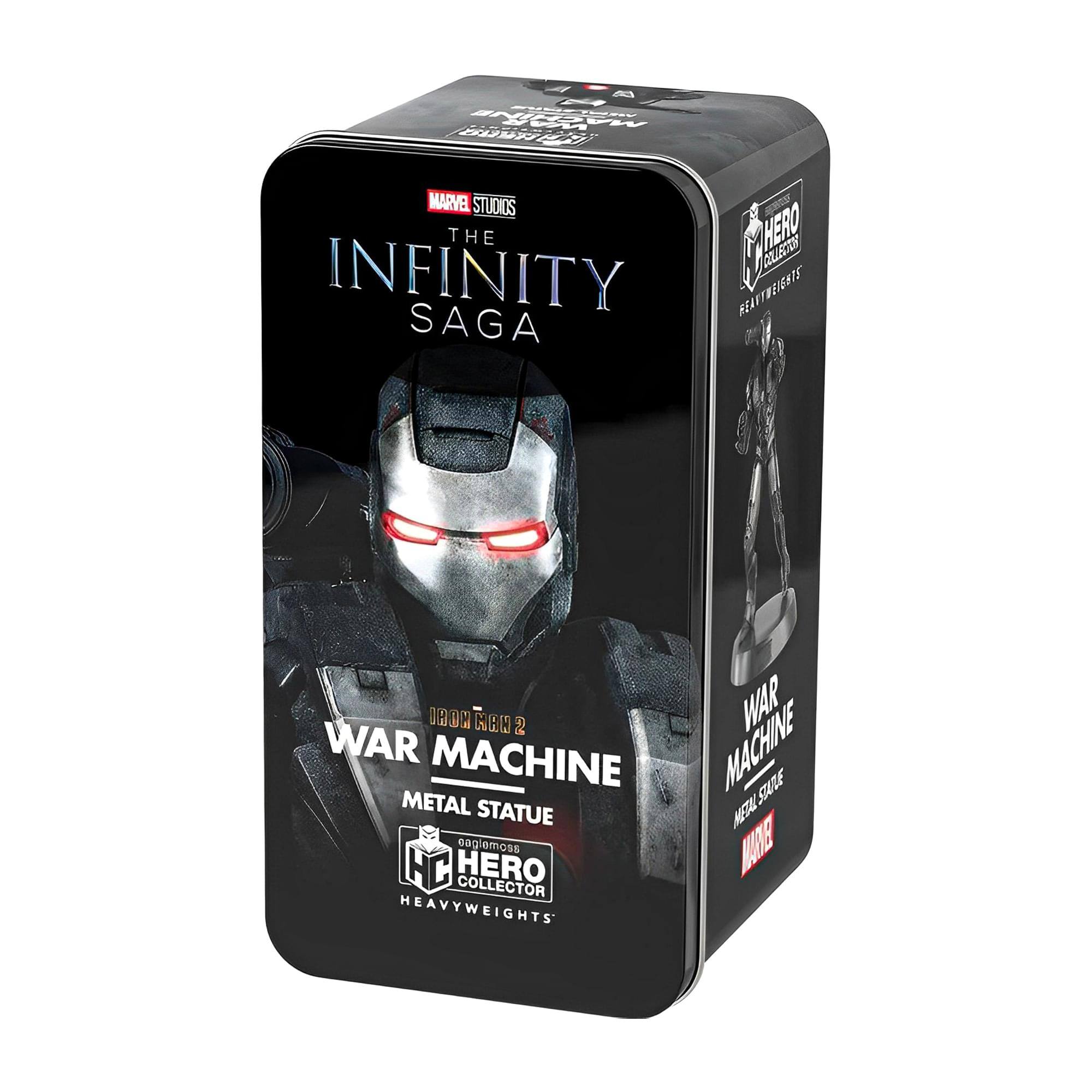 - MARVEL STUDIOS
- THE INFINITY SAGA
- WAR MACHINE
- METAL STATUE
- HERO COLLECTOR
- HEAVYWEIGHTS