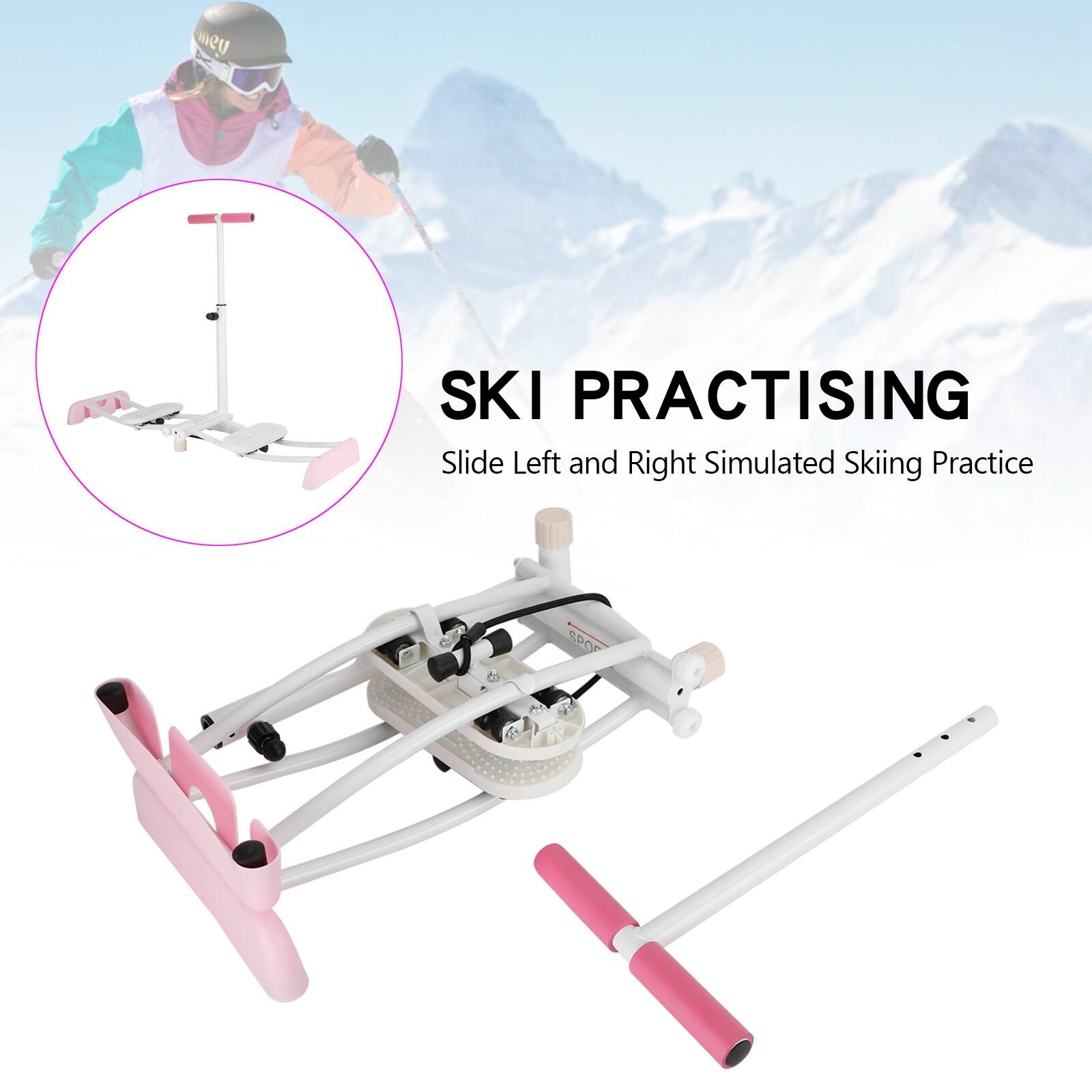 SKI PRACTISING  
Slide Left and Right Simulated Skiing Practice