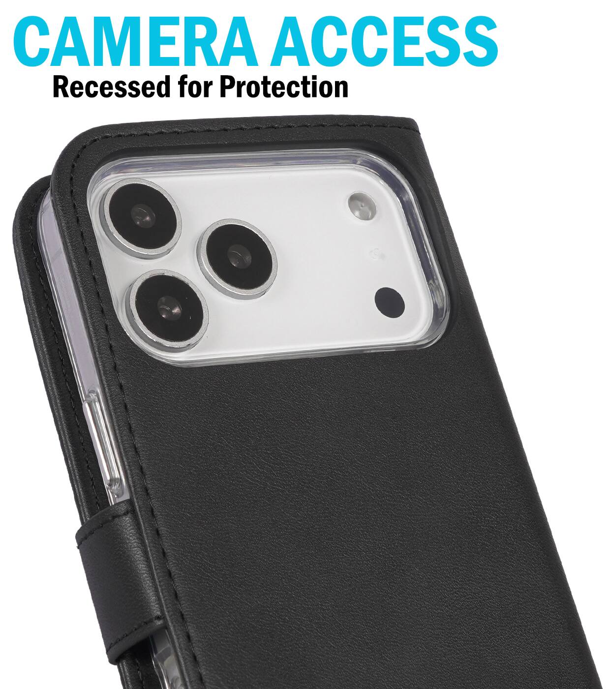 CAMERA ACCESS  
Recessed for Protection