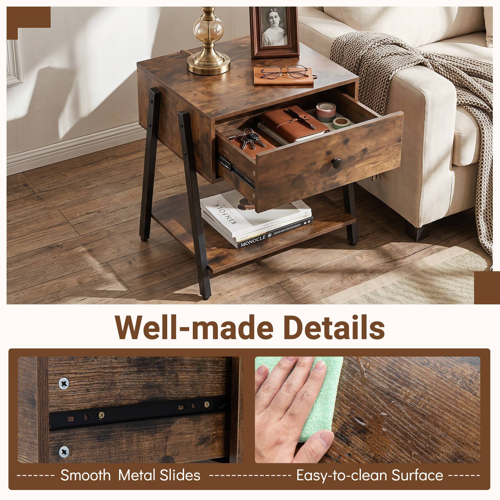 KINFOLK MONOCLE

Well-made Details

Smooth Metal Slides

Easy-to-clean Surface