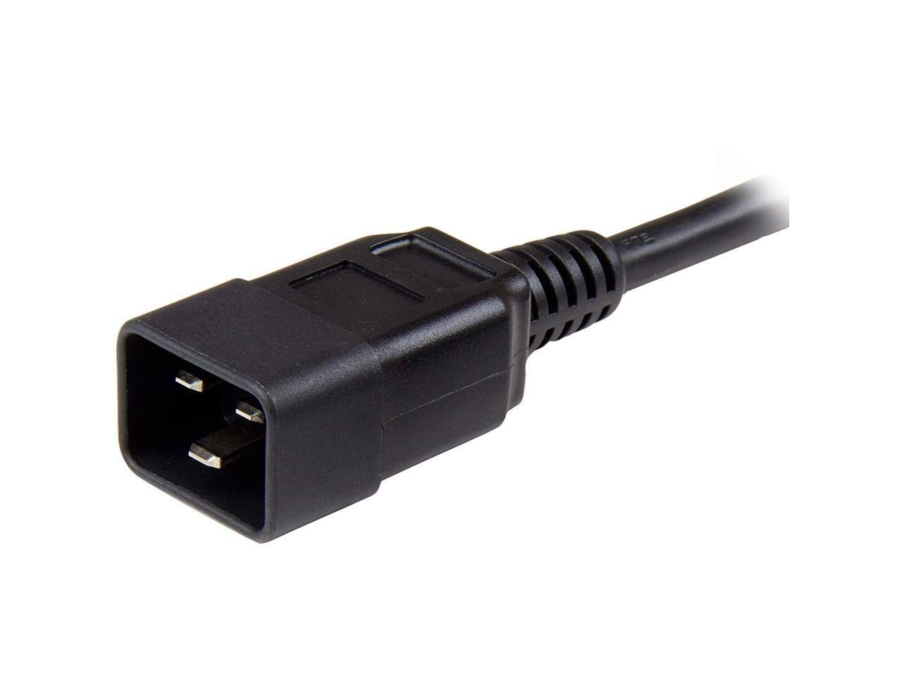 Alt View 1. StarTech.com - StarTech.com PXTC13C20146 6 ft. Computer power cord - C13 to C20, 14 AWG.