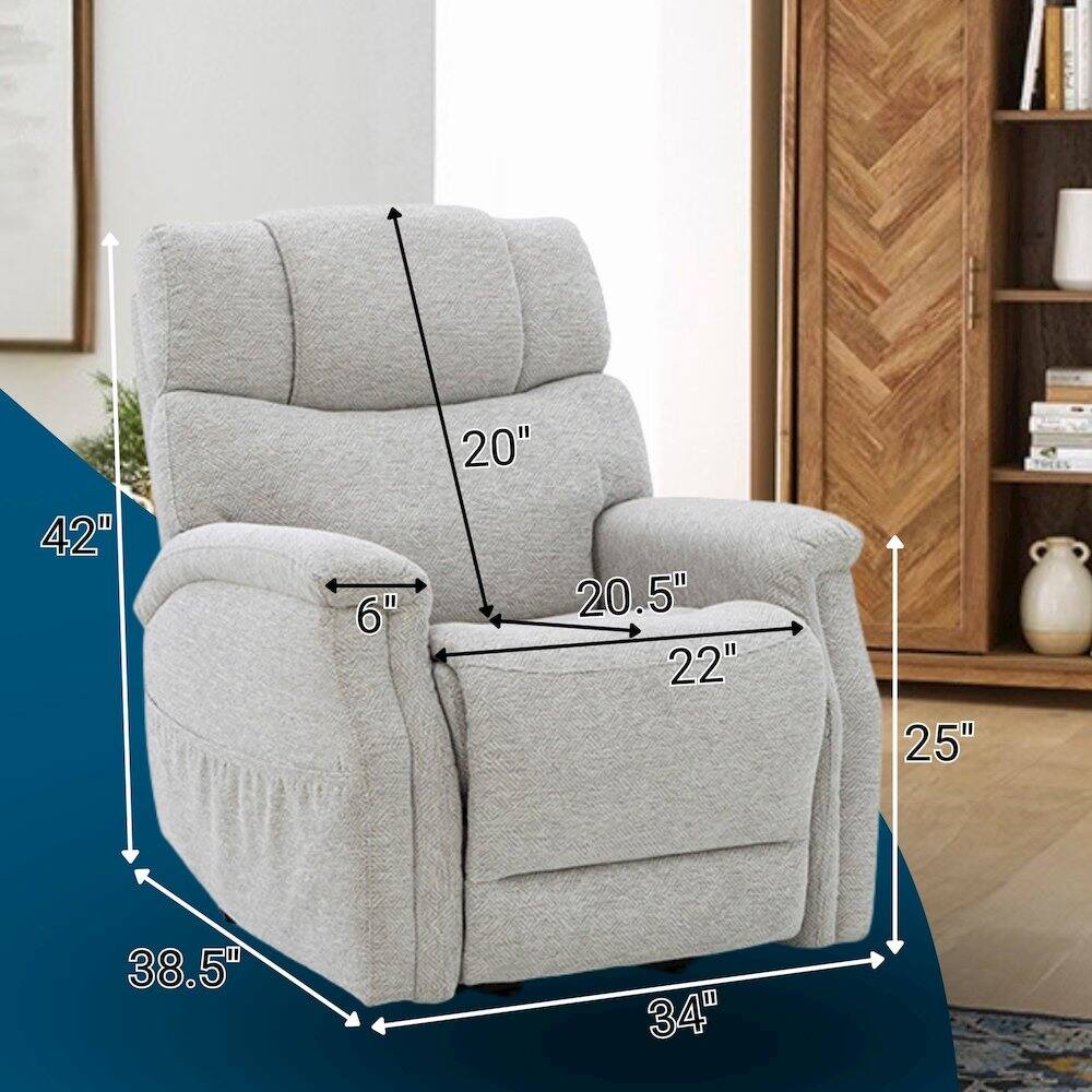 20" 42" 6" 20.5" 22" 25" 38.5" 34"