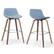 Angle. Simpli Home - Randolph Bentwood Counter Height Stool (Set of 2) - Denim Grey.