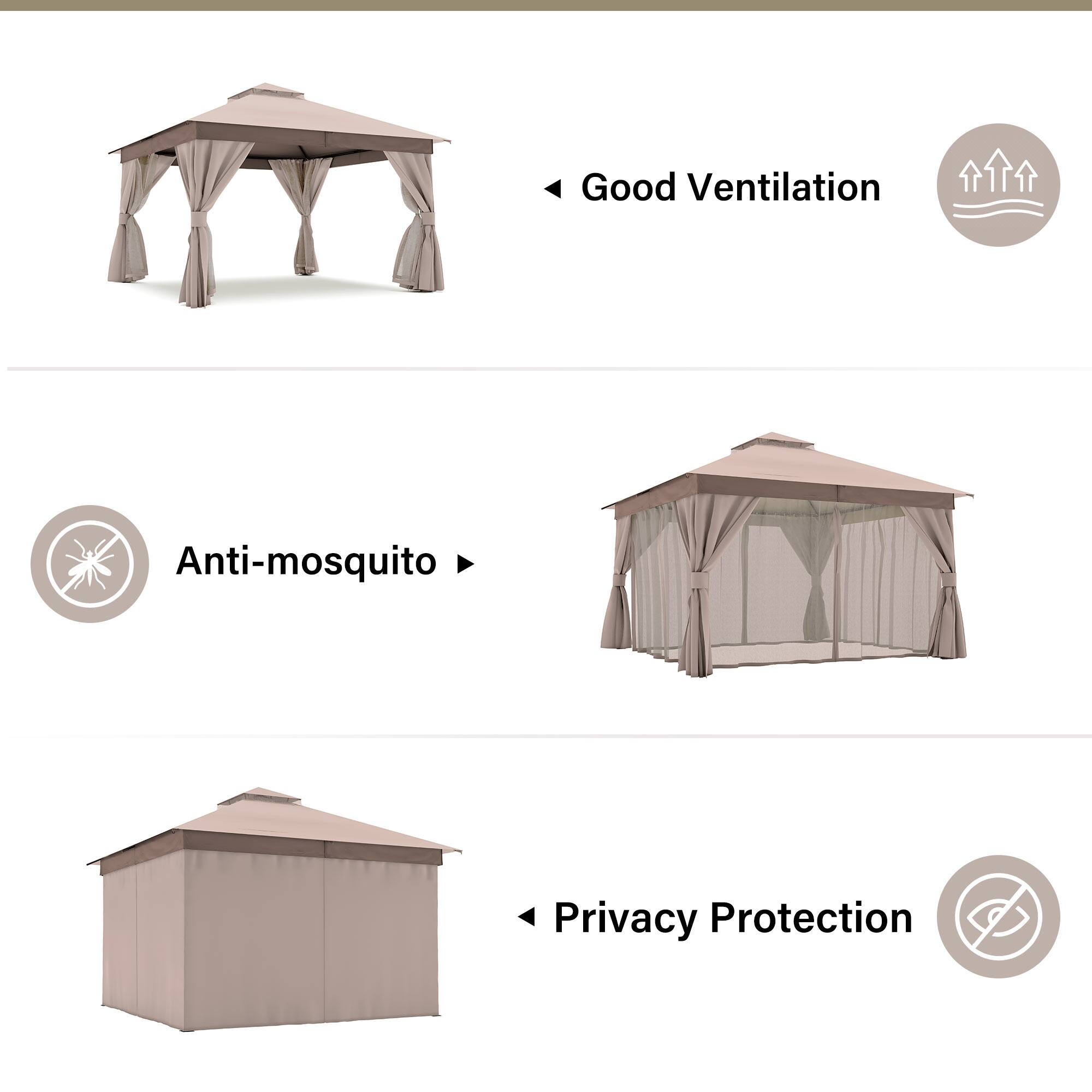 - Good Ventilation
- Anti-mosquito
- Privacy Protection