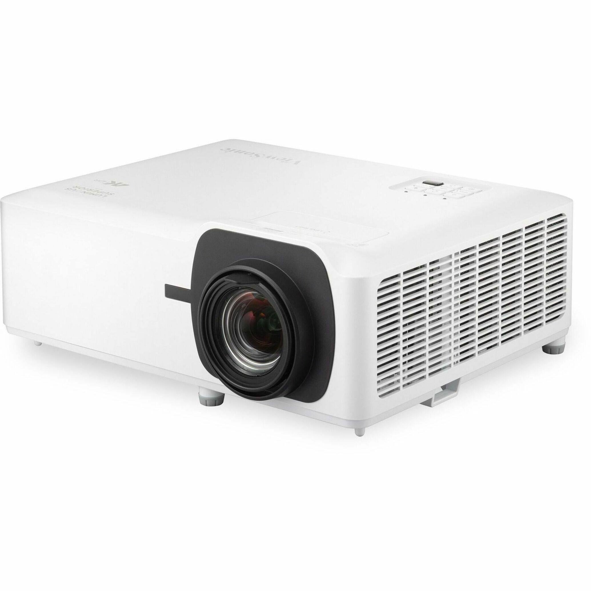 Left. ViewSonic - LS901-4K UHD 4K 5500 Lumens Laser Projector (HDMI, USB-A) - White.