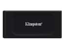 Front. Kingston - Kingston External SXS1000 2TB USB 3.2 Gen 2x2 Type-C 3D NAND Solid State Disk - Black.