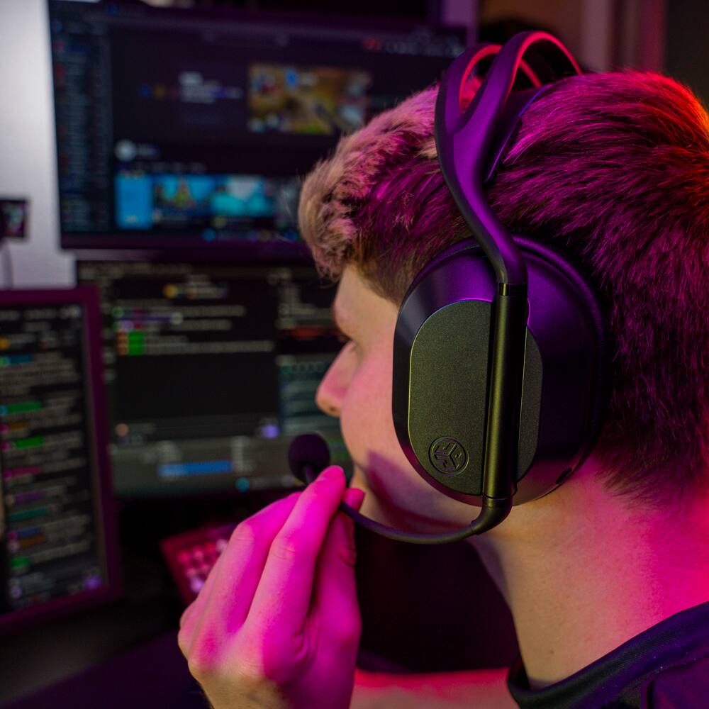 Alt View 2. JLab - Daybreak Wireless Gaming Headset - Black.
