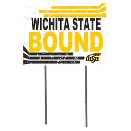Jardine - Wichita State Shockers 18'' x 24'' Bound Yard Sign - White