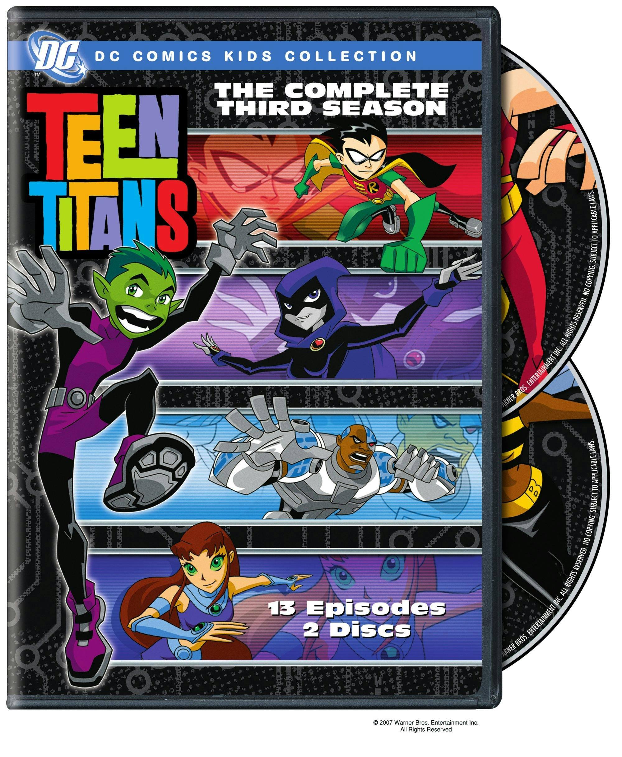 Front. Teen Titans: The Complete Third Season [DVD].