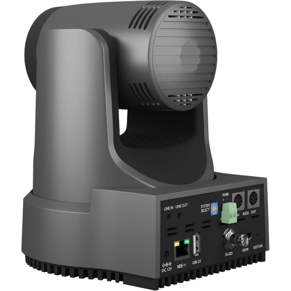 RS455 LINE IN LINE OUT SYSTEM SELECT RS232 OUT DC 12V USB 2.0 3G-SDI HDMI RESTORE NDI HX