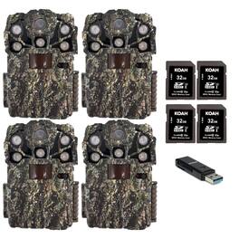 Browning Trail Cameras - Browning Recon Force Elite Ultra Non-Cellular Trail Camera (4 Pack) Bundle