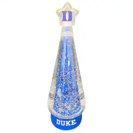 Front. Santa's Workshop - Duke Blue Devils 12" Tree Globe - Blue.