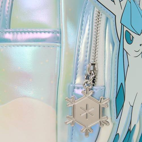 Alt View 4. LoungeFly - Loungefly Pokémon Ice Type Winter Mini Backpack - Blue.