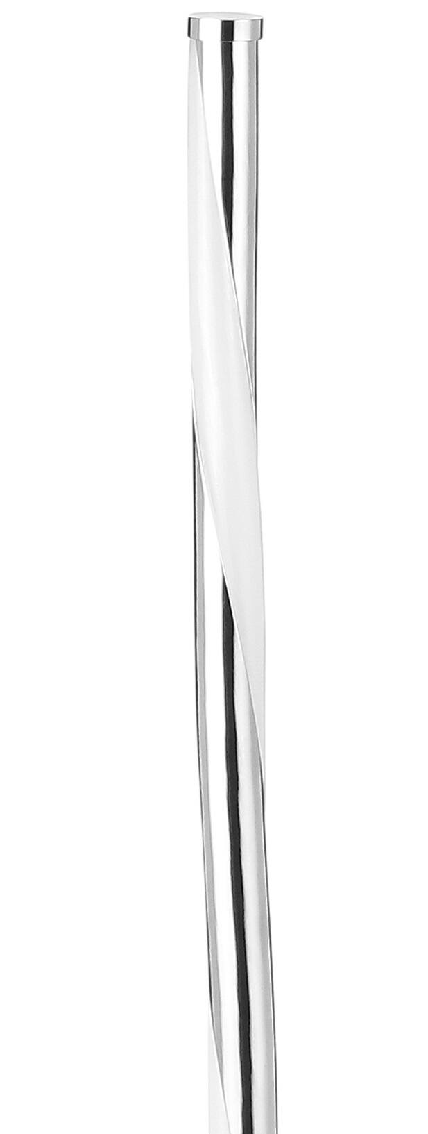 Alt View 4. Jonathan Y - Nile 23.5" LED Integrated Table Lamp, Chrome - Silver.
