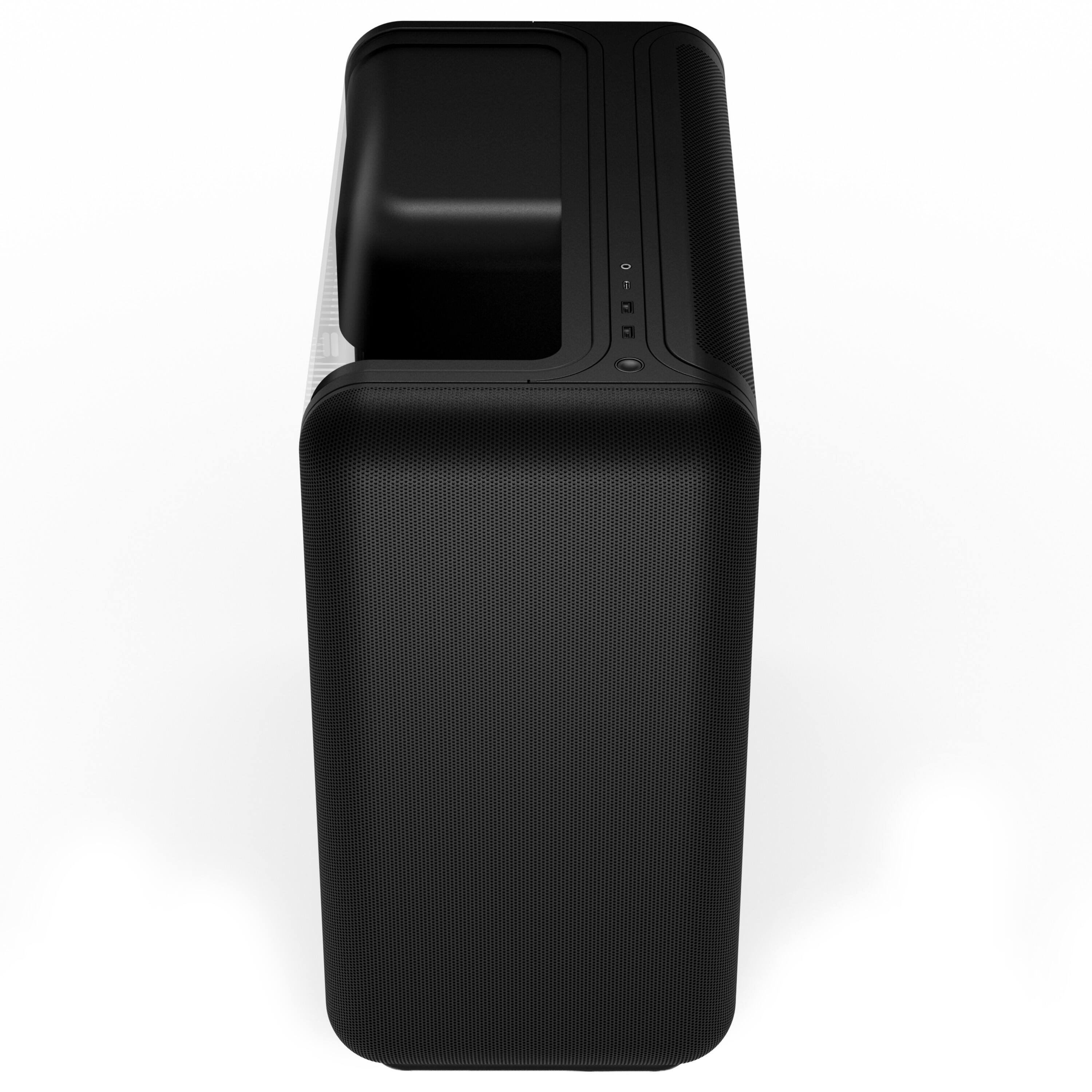 Alt View 2. HYTE - HYTE X50 Modern Performance ATX Mid-Tower PC Gaming Case - Pitch Black.