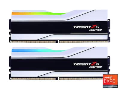 G.SKILL Trident Z5 Neo 64GB (2x32GB) DDR5 6000MHz RAM (PC5 48000 G.SKILL Trident Z5 Neo 64GB (2x32GB) DDR5 6000MHz RAM (PC5 48000