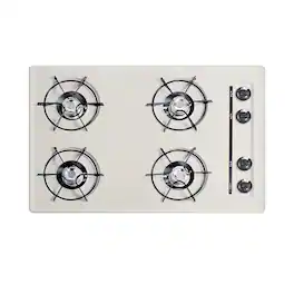 SUMMIT - 30" Wide 4-Burner Gas Cooktop - Brown