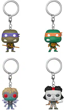 Front. Funko - Funko Pocket POP! Keychain: Teenage Mutant Ninja Turtles (One Random Keychain per Transaction) - COLLECTIBLES - Multicolor.