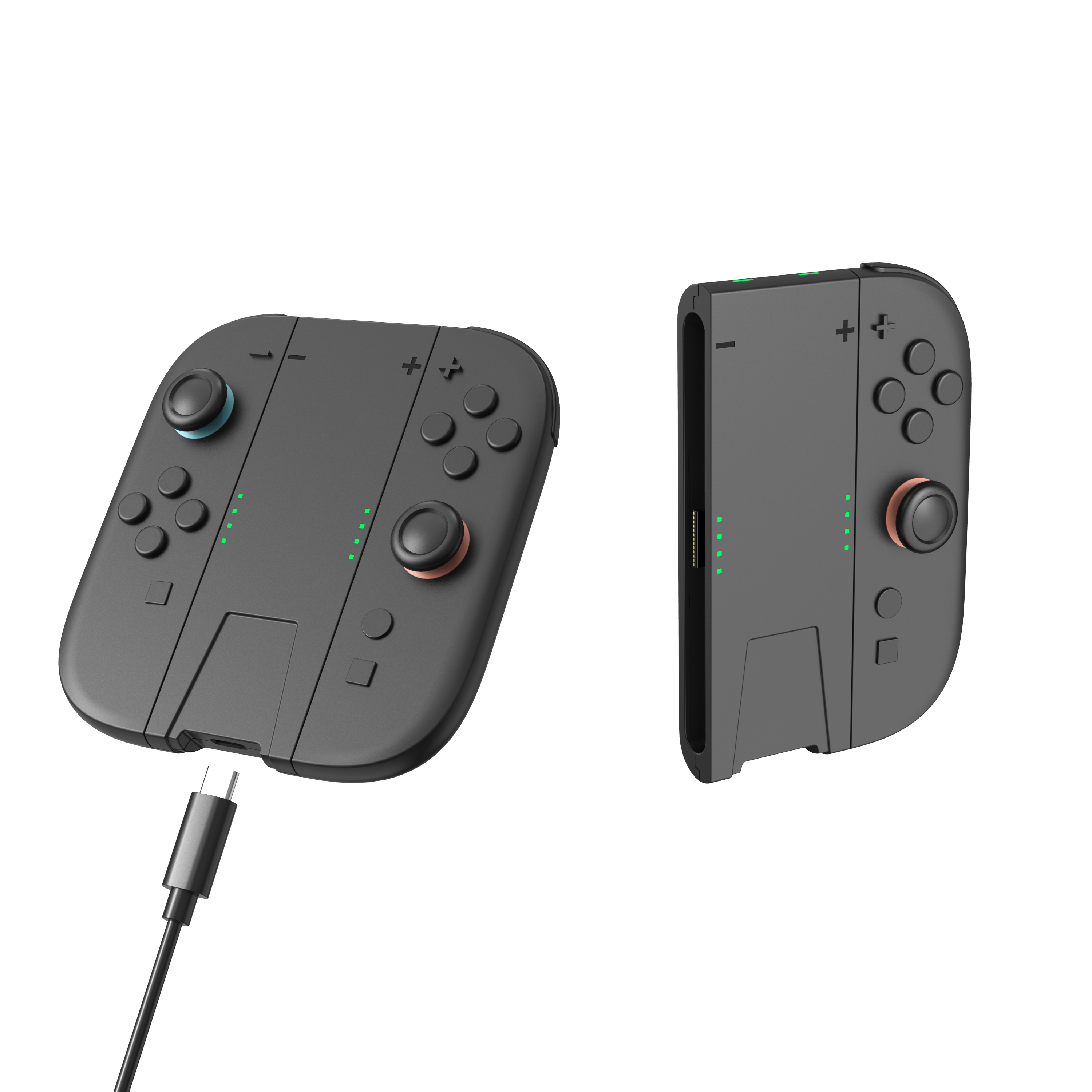 Left. Biogenik - Dual-Function Charging & Controller Grip.