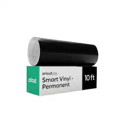 Cricut - Joy Smart Vinyl - Permanent, 5.5 in x 10 ft (1) - Black