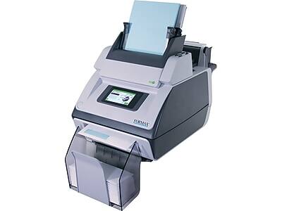 Front. Formax - FD 6104 Automatic Paper Folder and Envelope Stuffer, 200 Sheets (FD6104) - Gray.