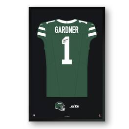 Sporticulture - Ahmad Gardner Facsimile Signature Framed Jersey Art Print - Green