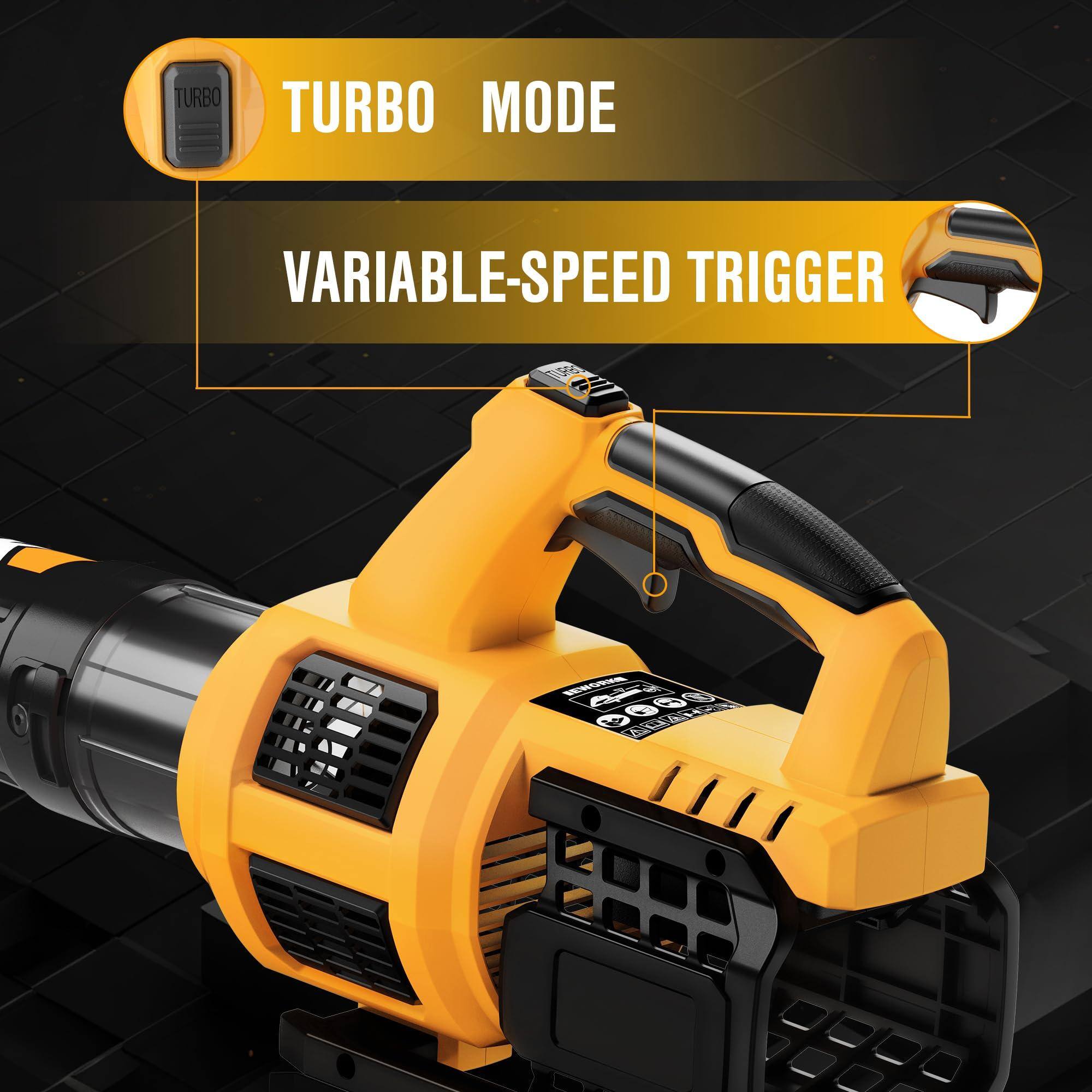 TURBO MODE  
VARIABLE-SPEED TRIGGER
