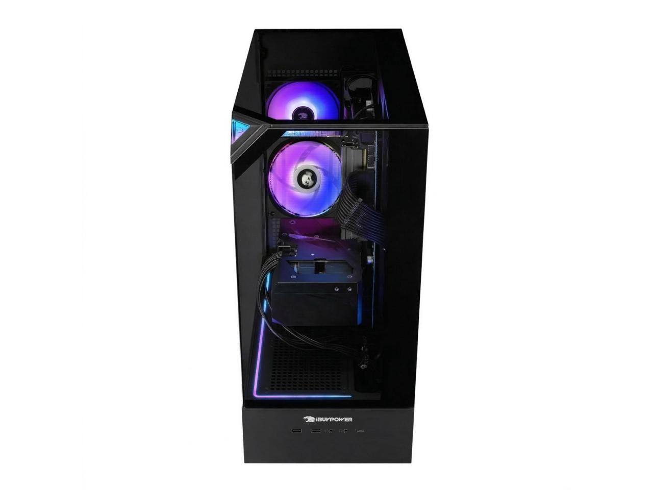 iBUYPOWER Element Gaming Desktop PC AMD Ryzen 7 9700F, NVIDIA
