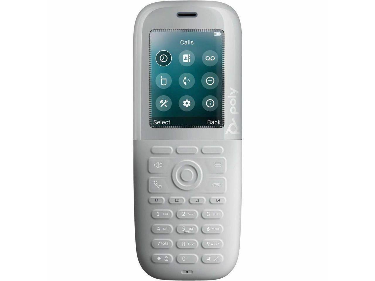 Calls  
Select  
Back  

1 aD  
2 ABC  
3 DEF  
4 GHI  
5 JKL  
6 MNO  
7 PQRS  
8 TUV  
9 WXYZ  
*  
0  
#  

L1  
L2  
L3  
L4