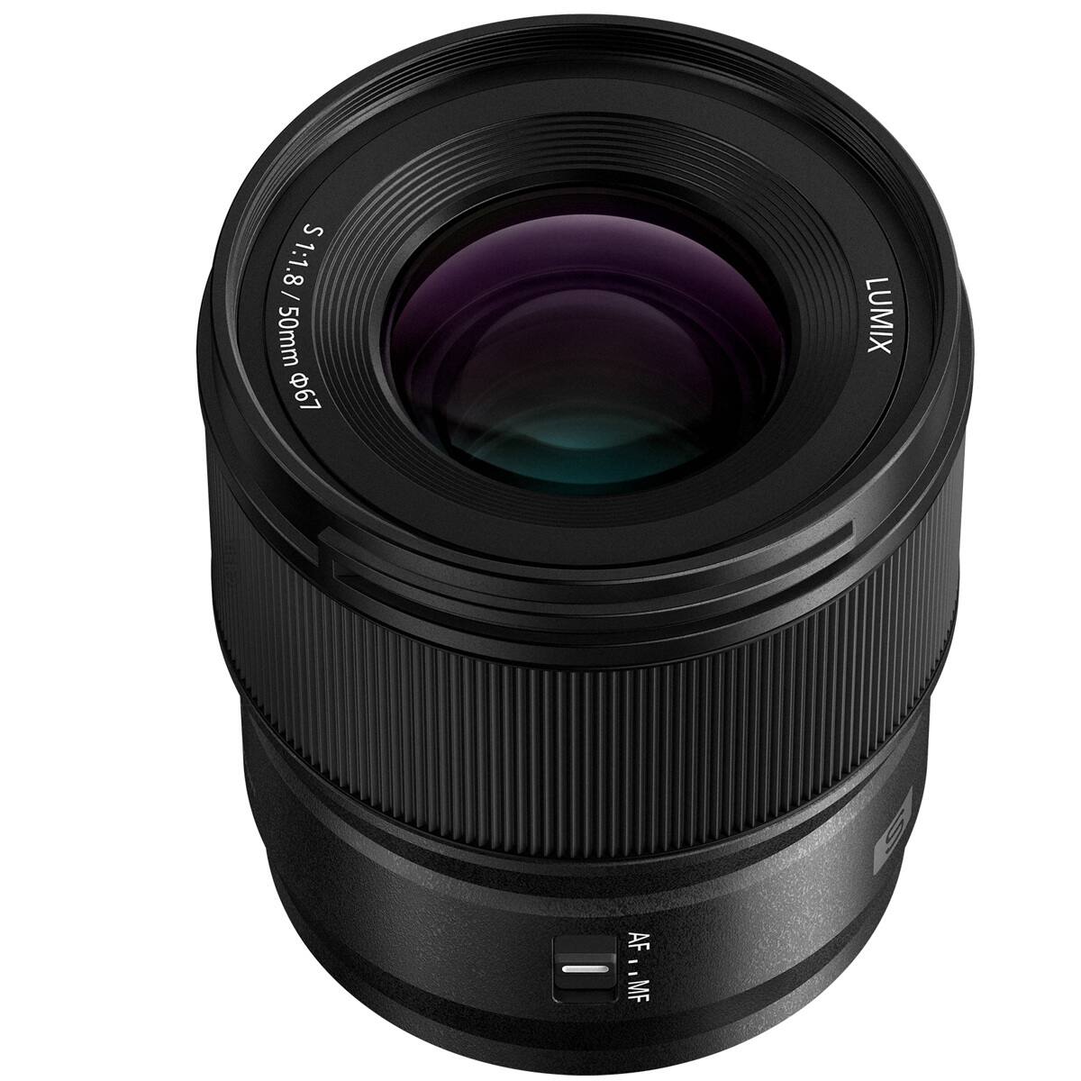 S - 1:1.8 50mm 67  
LUMIX  
AF / MF