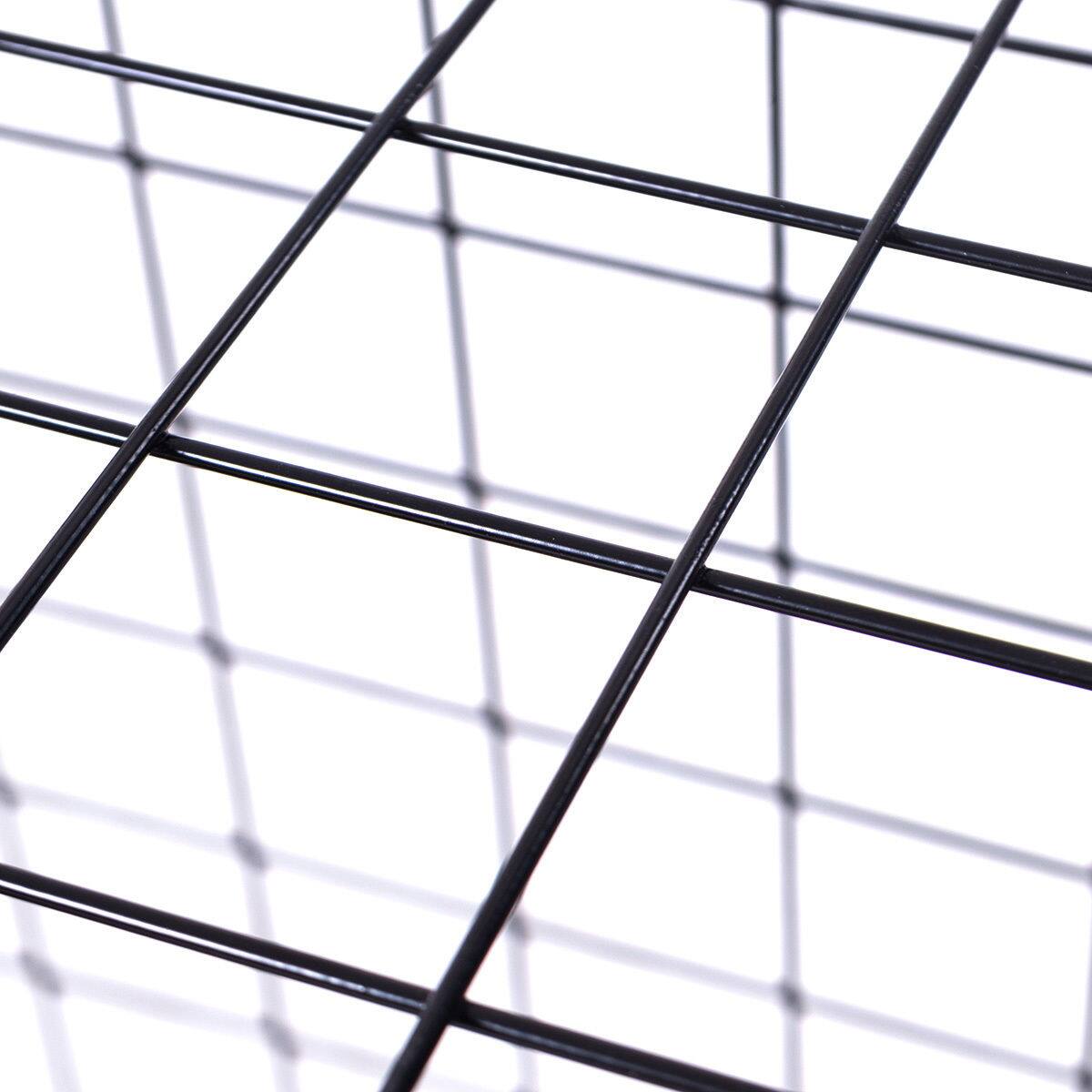 Alt View 9. Gymax - Gymax 8 Cube Grid Wire Organizer Wardrobe Shelves Bookcase DIY - black.