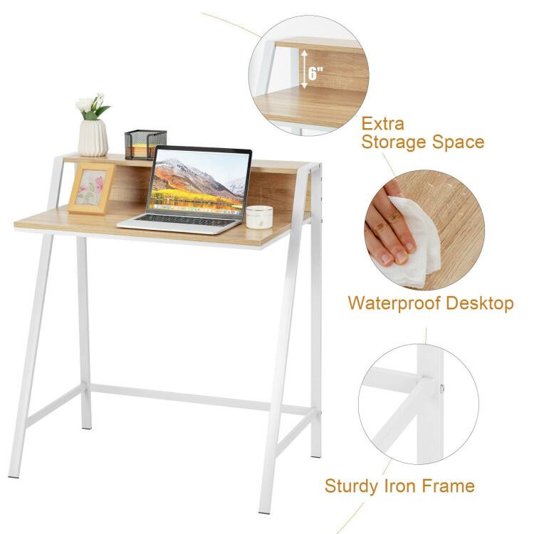 6" Extra Storage Space Waterproof Desktop Sturdy Iron Frame

- Extra Storage Space
- Waterproof Desktop
- Sturdy Iron Frame
