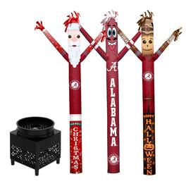 Sporticulture - Alabama Crimson Tide Inflatable Crazy Sports Fan Bundle Set - Multicolor