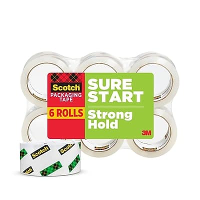 "Scotch - Packing Tape, 1.88"" x 54.6 yds., 6/Pack (3450-40-6) - Clear" price history on PriceWatchPro