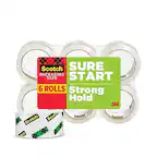 Scotch Sure Start Packaging Tape
6 Rolls
Strong Hold
3M