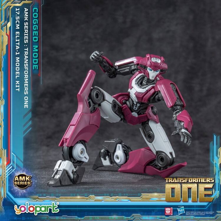 17.5CM ELITA-1 MODEL KIT  
AMK SERIES: TRANSFORMERS ONE  
COGGED MODE  
AMK SERIES  
yolopart