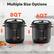 Multiple Size Options
8QT
- 13.78"
- 14.57"
- 13.15"
6QT
- 13.07"
- 13.4"
- 11.85"