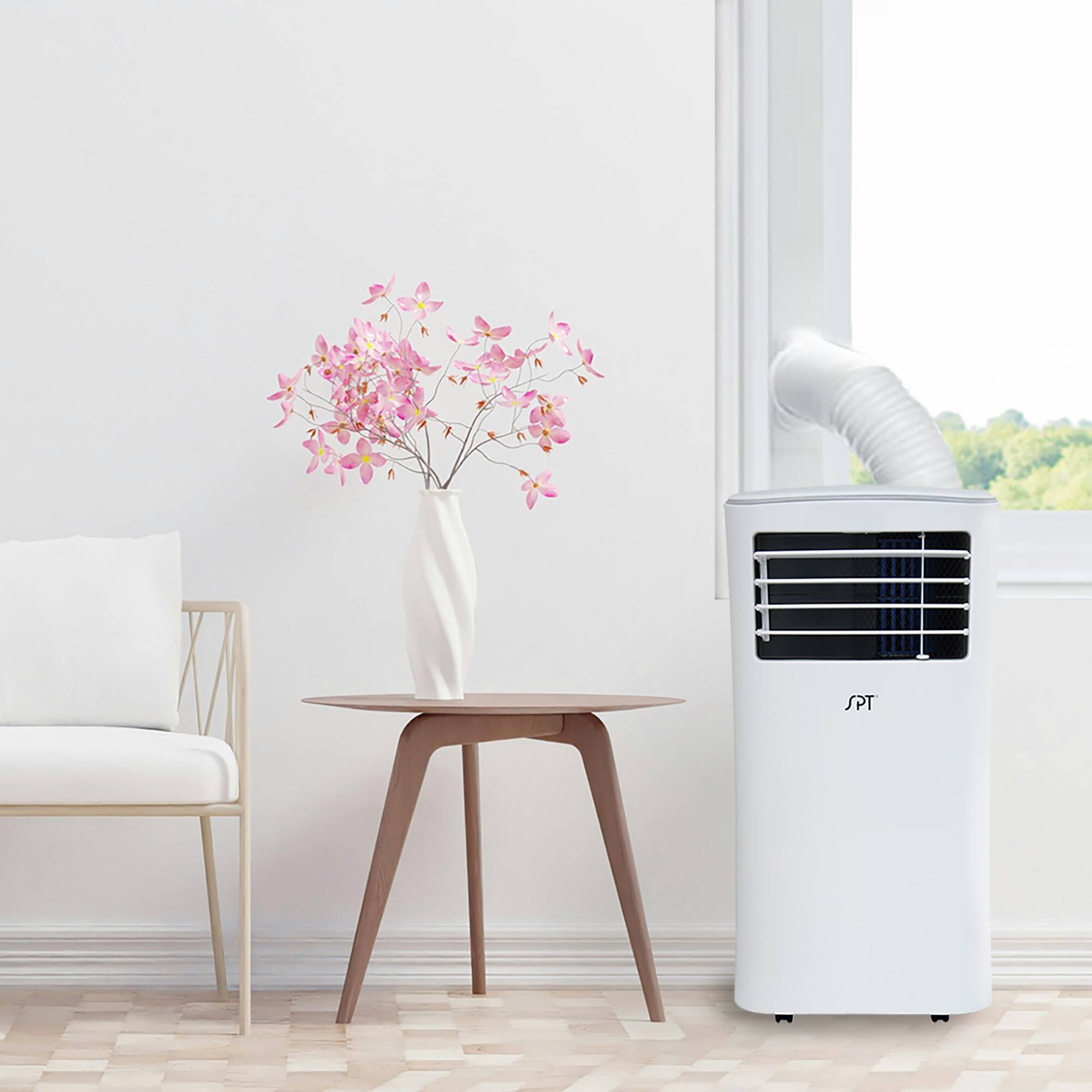 Alt View 6. SPT - 10,000 BTU Portable Air Conditioner – Cooling Only - White.
