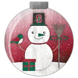 Fan Creations - Stanford Cardinal 12'' Snow Globe Wall Art - Multicolor