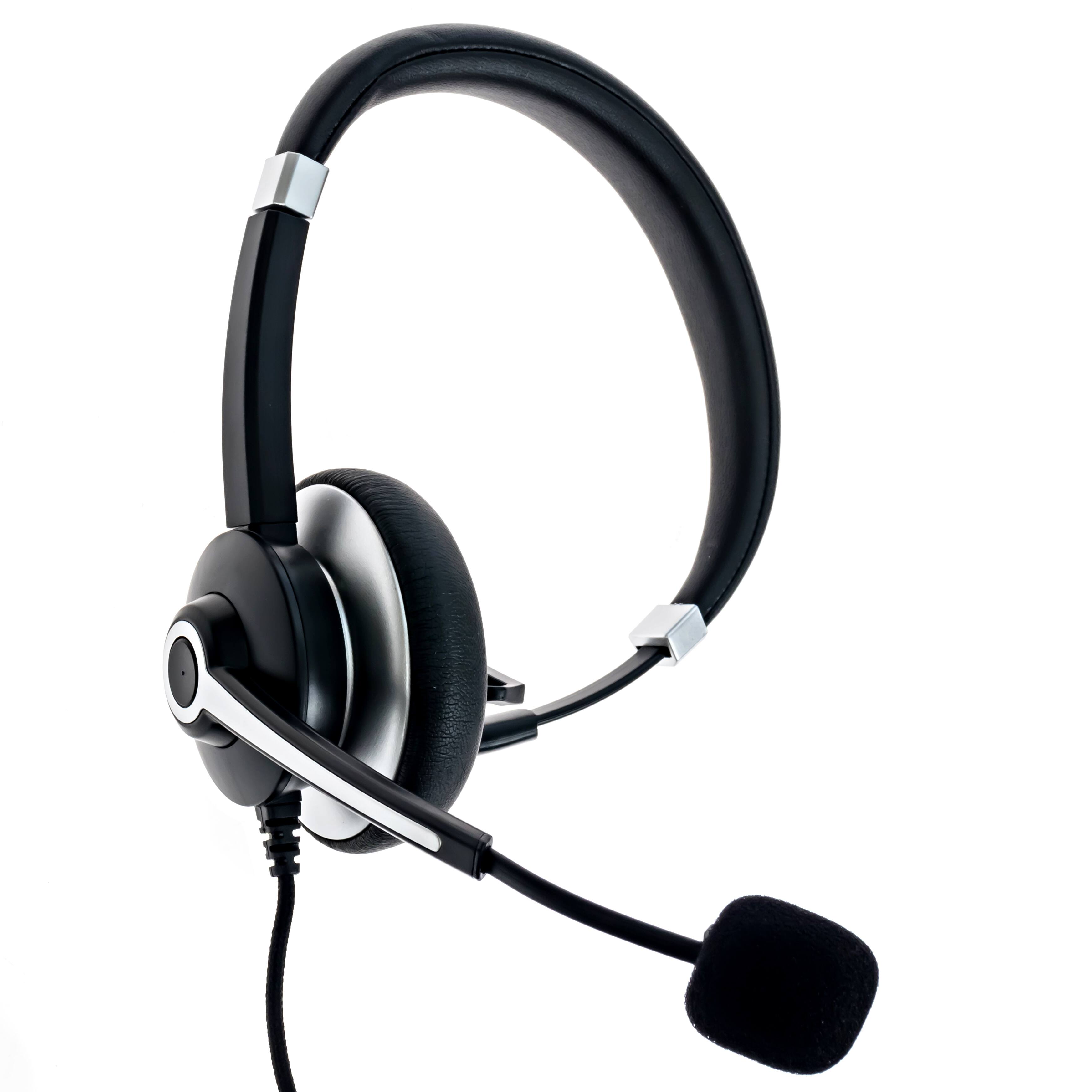 Angle. Spracht - WorkIT!™ USB Corded Headset, Single Ear.