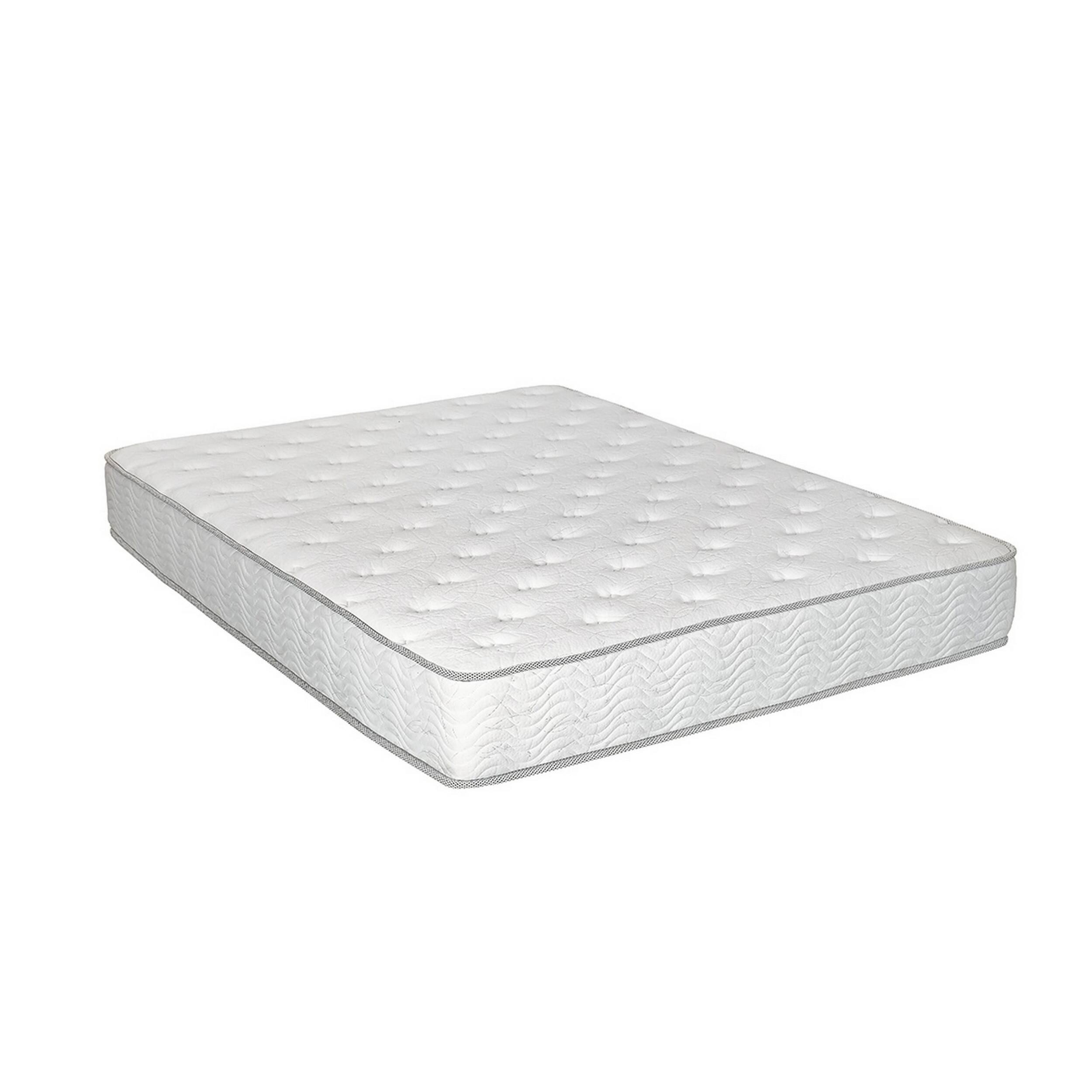 Front. Manhattan Lane - Mason 9 Inch Ultra Soft Pocket Coil California King Size Mattress - White.