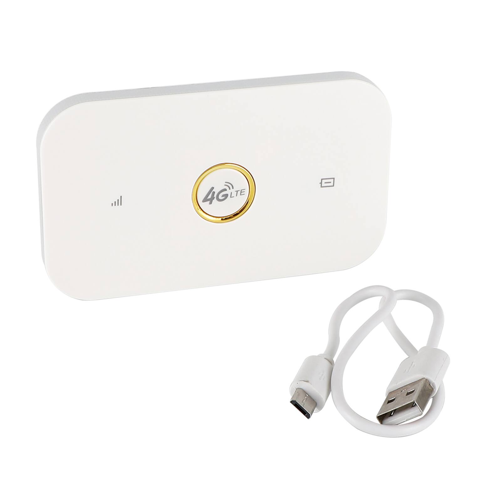 Alt View 2. Topteng - Unlocked 4G LTE Mobile WiFi Hotspot Model E5573 - Portable Router, 100Mbps, 1500mAh Battery, Supports 5 Devices - White.